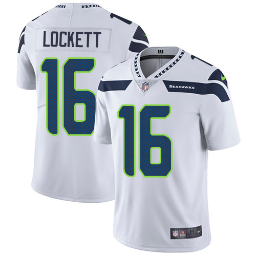 2019 Men Seattle Seahawks #16 Lockett white Nike Vapor Untouchable Limited NFL Jersey